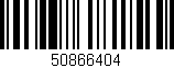 Código de barras (EAN, GTIN, SKU, ISBN): '50866404'