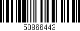 Código de barras (EAN, GTIN, SKU, ISBN): '50866443'