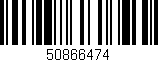 Código de barras (EAN, GTIN, SKU, ISBN): '50866474'