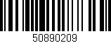 Código de barras (EAN, GTIN, SKU, ISBN): '50890209'