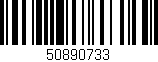 Código de barras (EAN, GTIN, SKU, ISBN): '50890733'