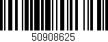 Código de barras (EAN, GTIN, SKU, ISBN): '50908625'