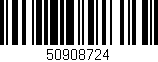 Código de barras (EAN, GTIN, SKU, ISBN): '50908724'