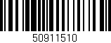 Código de barras (EAN, GTIN, SKU, ISBN): '50911510'