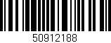 Código de barras (EAN, GTIN, SKU, ISBN): '50912188'