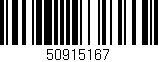 Código de barras (EAN, GTIN, SKU, ISBN): '50915167'