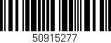 Código de barras (EAN, GTIN, SKU, ISBN): '50915277'