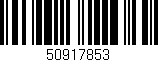 Código de barras (EAN, GTIN, SKU, ISBN): '50917853'