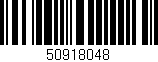 Código de barras (EAN, GTIN, SKU, ISBN): '50918048'