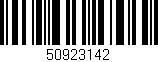 Código de barras (EAN, GTIN, SKU, ISBN): '50923142'