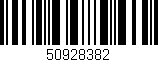 Código de barras (EAN, GTIN, SKU, ISBN): '50928382'