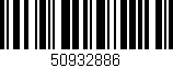 Código de barras (EAN, GTIN, SKU, ISBN): '50932886'