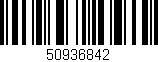 Código de barras (EAN, GTIN, SKU, ISBN): '50936842'