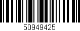 Código de barras (EAN, GTIN, SKU, ISBN): '50949425'