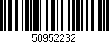 Código de barras (EAN, GTIN, SKU, ISBN): '50952232'