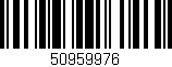Código de barras (EAN, GTIN, SKU, ISBN): '50959976'
