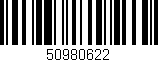 Código de barras (EAN, GTIN, SKU, ISBN): '50980622'