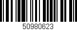 Código de barras (EAN, GTIN, SKU, ISBN): '50980623'