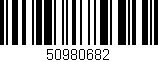 Código de barras (EAN, GTIN, SKU, ISBN): '50980682'