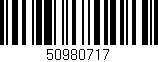 Código de barras (EAN, GTIN, SKU, ISBN): '50980717'