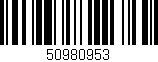 Código de barras (EAN, GTIN, SKU, ISBN): '50980953'