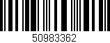 Código de barras (EAN, GTIN, SKU, ISBN): '50983362'