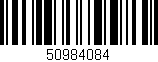 Código de barras (EAN, GTIN, SKU, ISBN): '50984084'