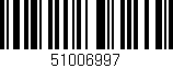 Código de barras (EAN, GTIN, SKU, ISBN): '51006997'