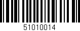 Código de barras (EAN, GTIN, SKU, ISBN): '51010014'
