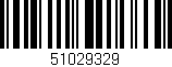 Código de barras (EAN, GTIN, SKU, ISBN): '51029329'