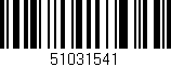 Código de barras (EAN, GTIN, SKU, ISBN): '51031541'