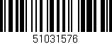 Código de barras (EAN, GTIN, SKU, ISBN): '51031576'