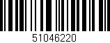 Código de barras (EAN, GTIN, SKU, ISBN): '51046220'