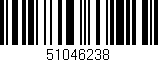 Código de barras (EAN, GTIN, SKU, ISBN): '51046238'