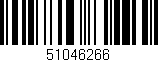 Código de barras (EAN, GTIN, SKU, ISBN): '51046266'