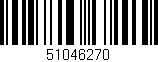 Código de barras (EAN, GTIN, SKU, ISBN): '51046270'