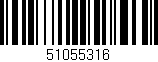 Código de barras (EAN, GTIN, SKU, ISBN): '51055316'