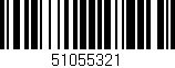 Código de barras (EAN, GTIN, SKU, ISBN): '51055321'