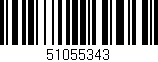Código de barras (EAN, GTIN, SKU, ISBN): '51055343'