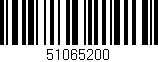 Código de barras (EAN, GTIN, SKU, ISBN): '51065200'