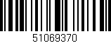 Código de barras (EAN, GTIN, SKU, ISBN): '51069370'