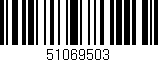 Código de barras (EAN, GTIN, SKU, ISBN): '51069503'