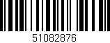 Código de barras (EAN, GTIN, SKU, ISBN): '51082876'