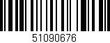 Código de barras (EAN, GTIN, SKU, ISBN): '51090676'