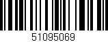 Código de barras (EAN, GTIN, SKU, ISBN): '51095069'