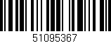 Código de barras (EAN, GTIN, SKU, ISBN): '51095367'