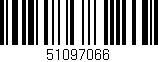 Código de barras (EAN, GTIN, SKU, ISBN): '51097066'