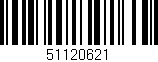 Código de barras (EAN, GTIN, SKU, ISBN): '51120621'