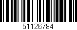 Código de barras (EAN, GTIN, SKU, ISBN): '51126784'