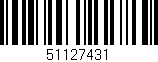 Código de barras (EAN, GTIN, SKU, ISBN): '51127431'